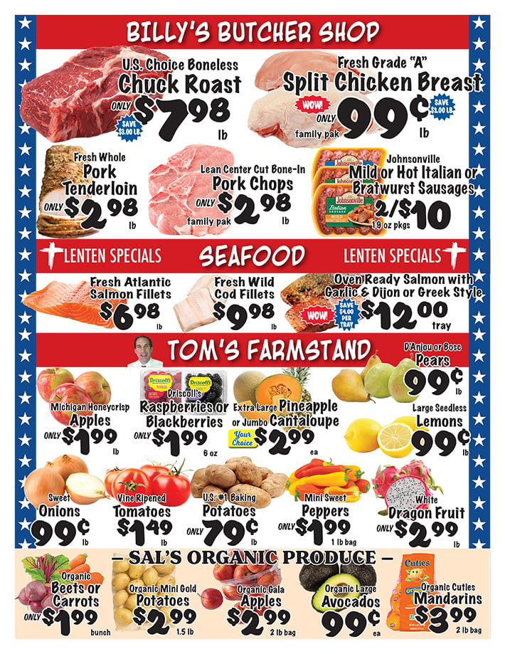 Weekly Specials