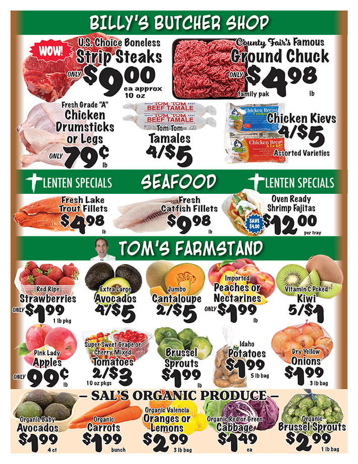 Weekly Specials