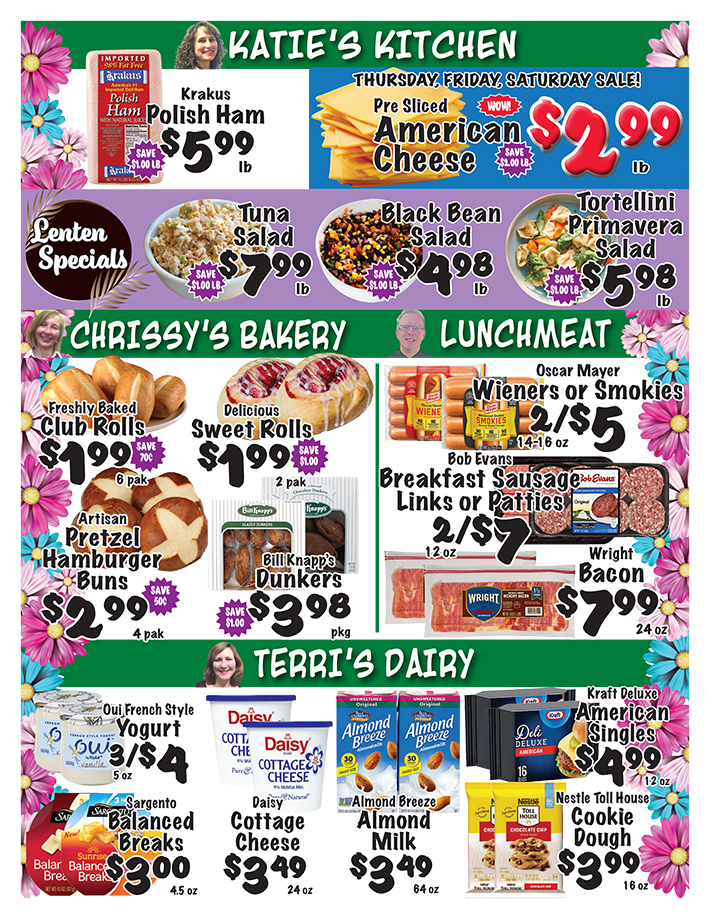 Weekly Specials