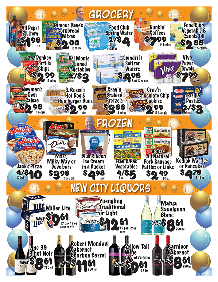 Weekly Specials