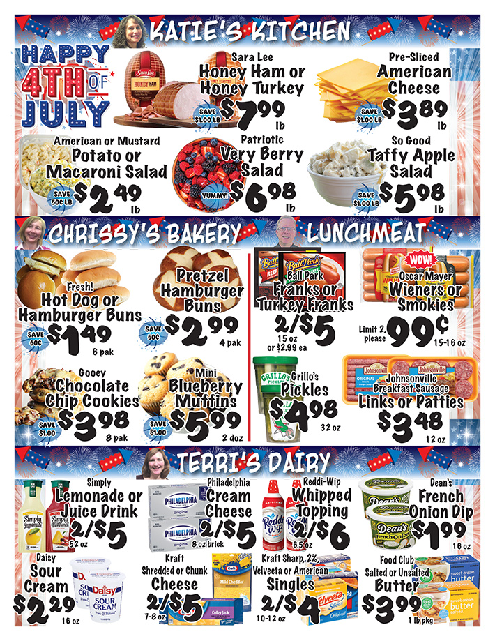 Weekly Specials