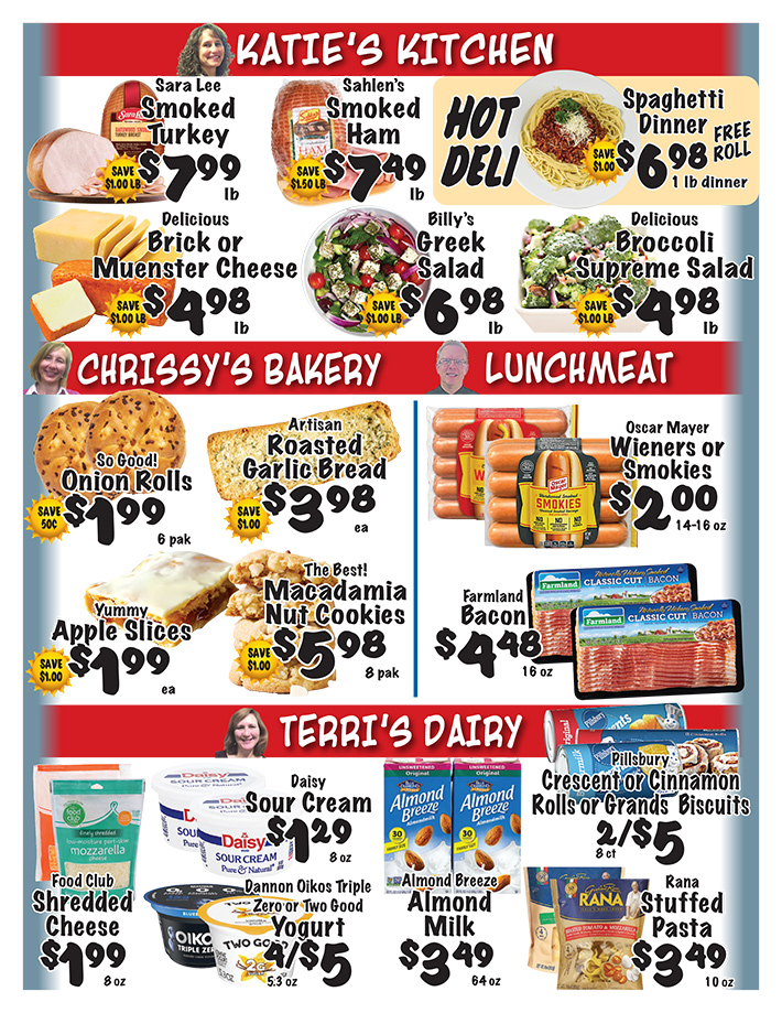Weekly Specials