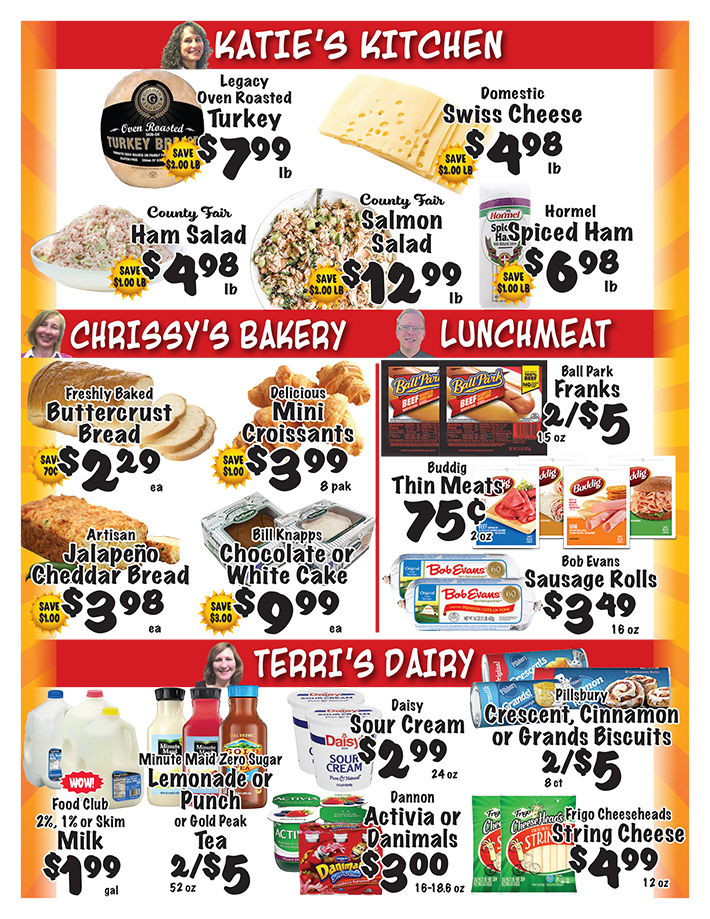 Weekly Specials