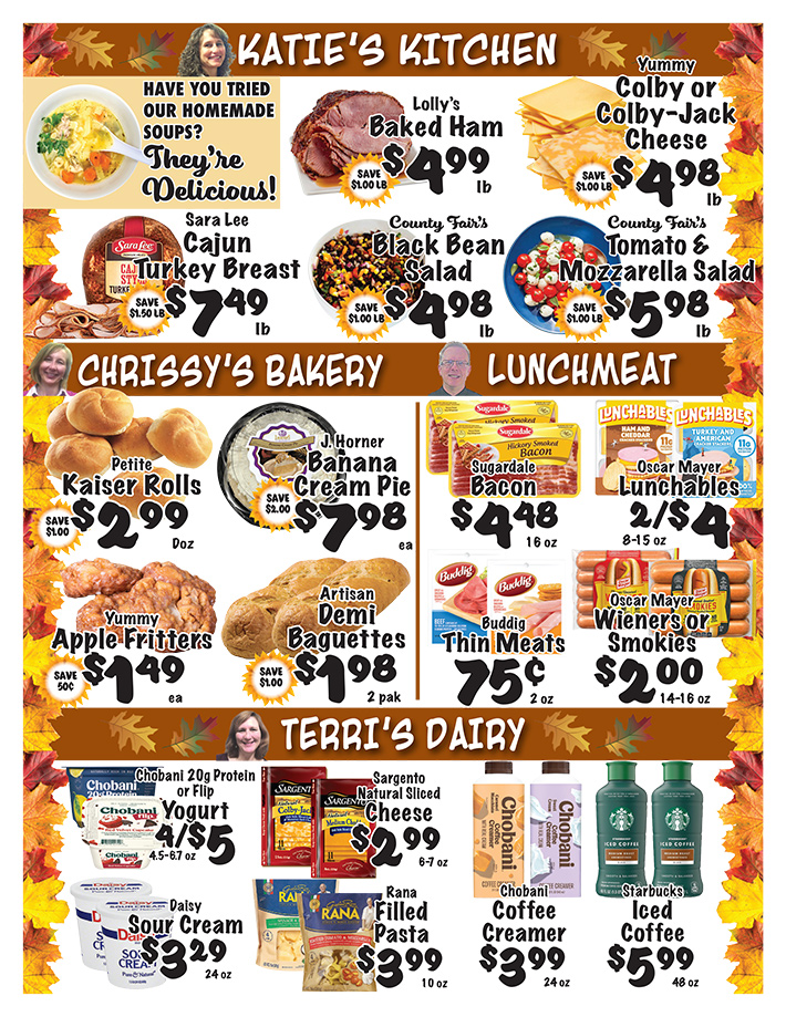 Weekly Specials