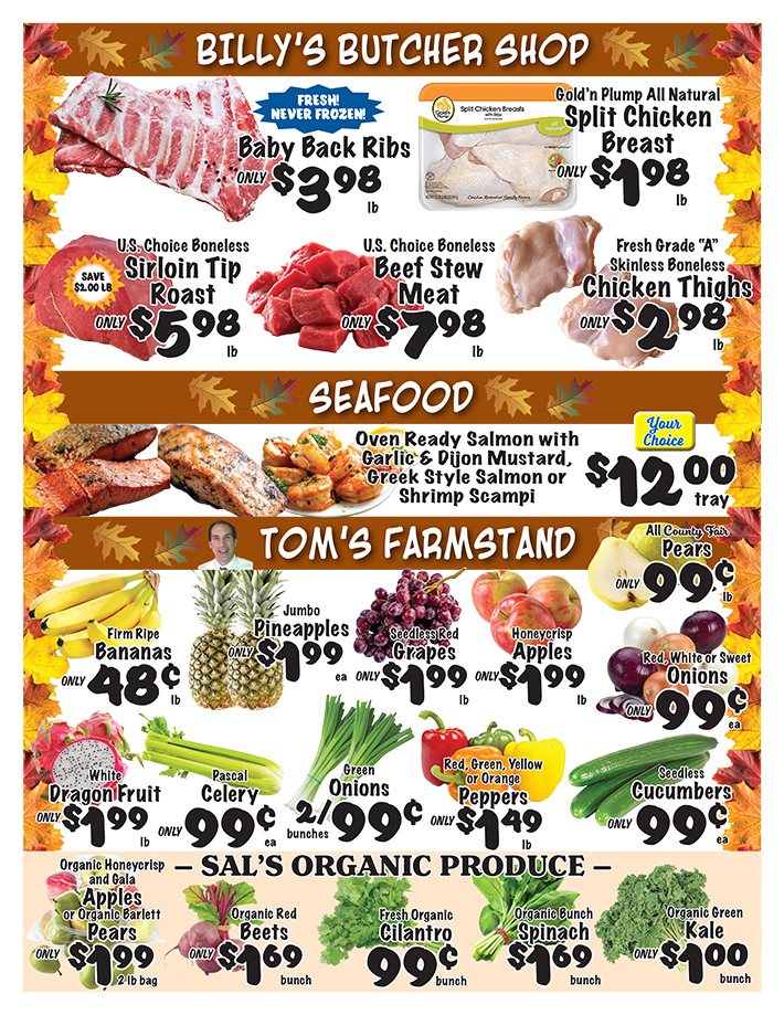 Weekly Specials