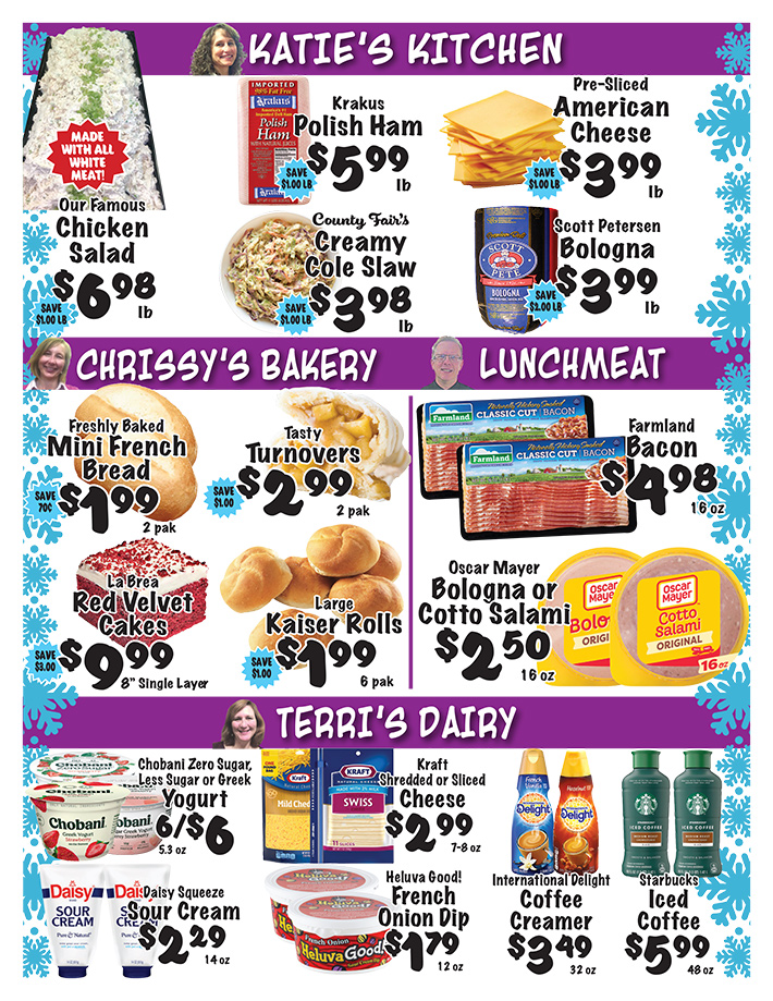Weekly Specials