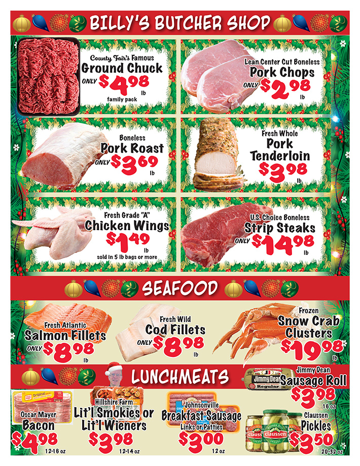 Weekly Specials