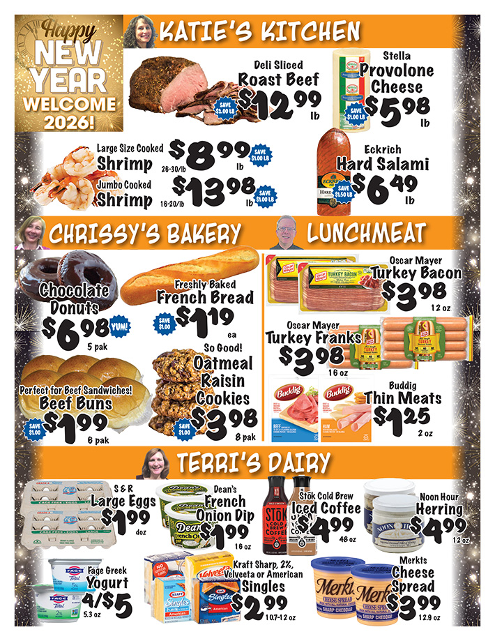 Weekly Specials