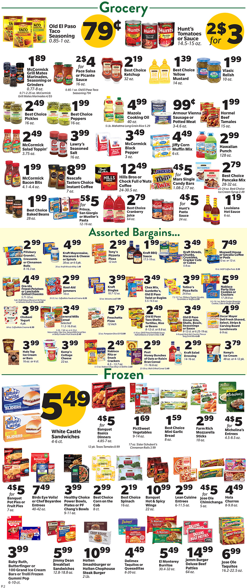 Weekly Specials