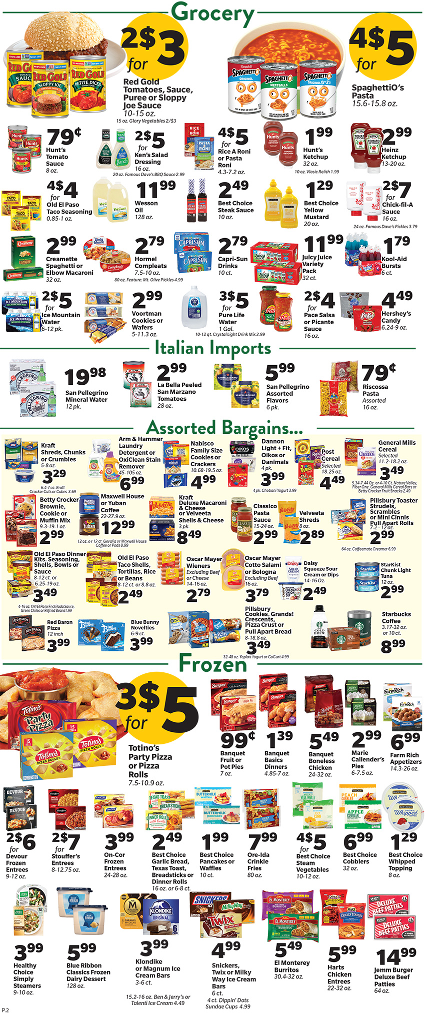 Weekly Specials