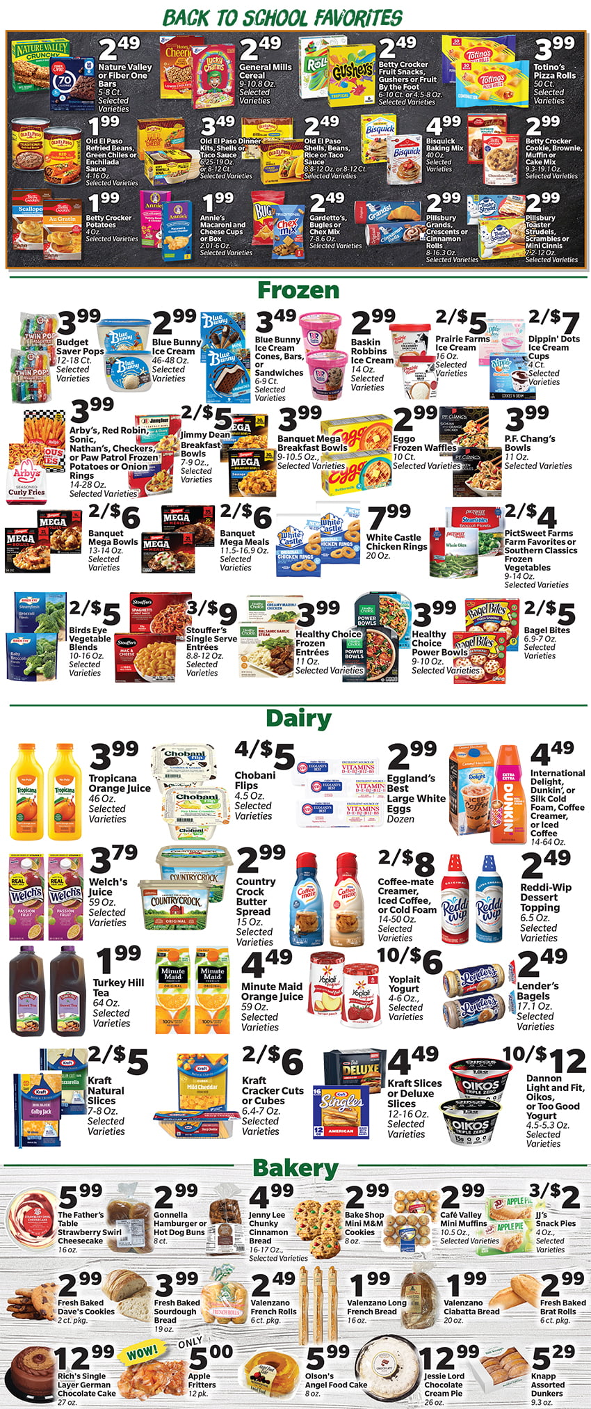 Weekly Specials
